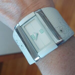 Nike Merge Attract White Sports Watch Chunky